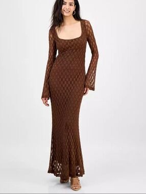 NWT Bardot Evianna Bell Sleeve Lace Dress